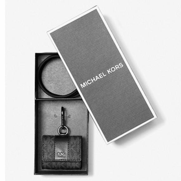 MICHAEL KORS~Hudson Logo Lanyard Case For Apple AirPods Pro - Picture 4 of 6